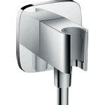 Hansgrohe Fixfit porter e handdouchehouder met muuraansluitbocht chroom GA44919