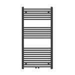 Adema Basic radiator 60x120cm recht middenaansluiting mat zwart SW732919