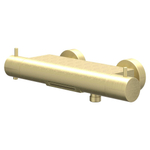 IVY Bond Badthermostaatkraan opbouw - Cooltouch - cascade uitloop - Geborsteld mat goud PVD SW1031127