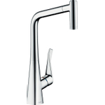Hansgrohe Metris 1-gr keukenmkr 320 m/uittrekb vuistdche 2jet chrm SW528963