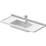 Duravit Starck 3 wastafel 105x48,5cm 1 kraangat overloop wit 0314048