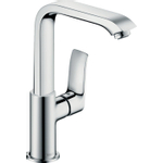 Hansgrohe Metris wastafelkraan met hoge draaibare uitloop chroom 0450907