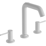 Hansgrohe Tecturis Wastafelkraan - mengkraan - rond - 15.6cm uitloop - 3-gats - mat wit SW918667