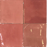 vtwonen Craft Wandtegel - 13x13cm - 12mm - witte scherf - Blusher glans (roze) SW360048