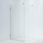 Saniclass Bellini Inloopdouche - scharnierbevestiging - 100x200cm - 8mm veiligheidsglas - anti kalk - chroom SW208809
