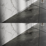 Brauer Douchegoot - 80x7.5cm - muurflens - tegelinlegrooster omkeerbaar - RVS - RVS - geborsteld RVS SW773207