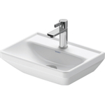 Duravit D-Neo Fonteinbak 45x33.5x13cm 1 kraangat rechthoek Keramiek Wit SW640444