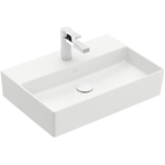 Villeroy & Boch Memento 2.0 wastafel onderzijde geslepen 60x42cm zonder overloop 1 kraangat ceramic+ stone white SW358410