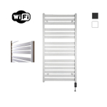 Sanicare HVW - Moda electrische WifiRadiator - 120x60cm - mat wit met thermostaat zwart - rechtsonder SW1185678