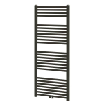 Royal Plaza Sorbus radiator 60x120cm 617watt recht met midden aansluiting mat zwart SW160729