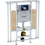 Geberit GIS easy Module voor wand wc 120cm Sigma inbouwreservoir 12cm UP320 drempelloos montage plaat voor armsteunen. 0700131