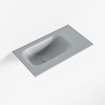 Mondiaz EDEN Fontein - 40x23x0.9cm - wasbak Links - zonder kraangaten - voor toiletmeubel - Solid surface - Plata SW1025737