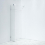 Saniclass Bellini Inloopdouche - scharnierbevestiging - 30x200cm - 8mm veiligheidsglas - anti kalk - chroom SW208815