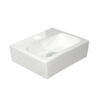 Best Design Class Fontein 28x24.5x9cm wit met 1 kraangat SW9976