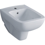 Geberit Renova Plan wandbidet 35,5x54cm met kraangat met overloop wit SW417143