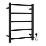 Smedbo DRY elektrische handdoekradiator - 70x50cm - mat Zwart SW1026314