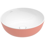 Villeroy & Boch Artis opzetwastafel rond Ø43x12.5cm zonder kraangat zonder overloop powder SW68809