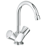 GROHE Costa S wastafelkraan met ketting chroom 0440180