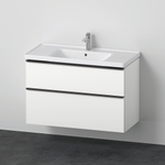 Duravit D-Neo meubelset m. wastafelonderbouwkast m. 2 laden m. softclose 100x20x48cm incl. wastafel wit mat SW641973