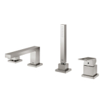 GROHE Eurocube afbouwdeel v. 4-gats badrandkraan supersteel SW523596
