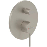 Villeroy & Boch Loop & Friends douchekraan - inbouw - Eengreeps - met omstel - Brushed Nickel Matt (RVS) SW974273