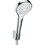 Hansgrohe Croma Select S PorterS badset met Croma Select S Vario handdouche met wandhouder met Isiflex`B doucheslang 160cm wit/chroom 0605474