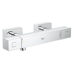 GROHE Cube douchekraan thermostatisch met koppelingen chroom 0442350