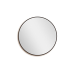 Saniclass Retro Line 2.0 Spiegel - rond - 100cm - frame - mat zwart SW643426