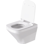 Duravit DuraStyle wandclosetset diepspoel spoelrandloos 37x54cm met softclose closetzitting Wondergliss wit SW358499