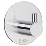 Smedbo Beslagsboden Handdoekhouder - 3x3cm - zelfklevend - RVS Gepolijst Edelstaal SW10995