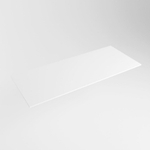 MONDIAZ TOP 23 Solid surface plateau / topplaat 101cm Dikte blad 0.9cm Blad geschikt voor afdekplaat | waskom SW1170674