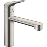Hansgrohe M42 M421-H120 1-gats keukenkraan m. 360° draaibare uitloop RVS SW241702
