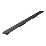 Brauer Douchegootrooster - 90cm - mat zwart SW242153