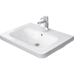 Duravit Durastyle wastafel 65x48cm 1 kraangat overl. wgliss wit SW54142