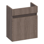 Saniclass Solution fonteinonderkast 40x45x22cm met 1 rechtsdraaiende deur MFC Legno viola SW522718