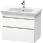 Duravit DuraStyle Wastafelonderkast 73x44.8x61cm Greeploos met softclose spaanplaat wit Mat SW58696