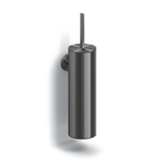 Clou Flat toiletborstelgarnituur wandmodel gunmetal geborst. PVD SW799391