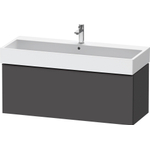 Duravit D-Neo wastafelonderkast 118.4x44x44.2cm 1 lade Grafiet Mat SW640783