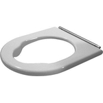 Duravit Starck 3 Vital WC-zitting 40.4x35x4.6cm compact Kunststof wit Glanzend 0290133