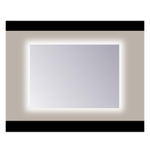 Sanicare Q-mirrors spiegel zonder omlijsting / PP geslepen 120 cm rondom Ambiance warm white leds SW278863