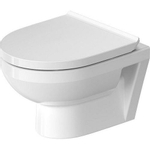 Duravit DuraStyle Basic wandclosetset diepspoel spoelrandloos 36.5x48cm met softclose closetzitting wit SW472391