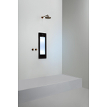 Sunshower Round Small Plus infrarood en UV licht inbouw 95x33x10cm Black SW767730