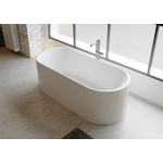 Riho Valor vrijstaand bad - 170x72x55cm - solid surface - mat wit SW416717