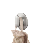 Tiger Cooper Handdoekhaak - enkel - rond - zelfklevend - geborsteld RVS SW771734