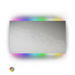 Looox C line spiegel - 160x70cm - led verlichting - boven en onder - aluminium GA74927