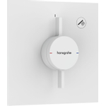 Hansgrohe Duoturn E inbouwkraan voor 1 functie mat wit SW918536