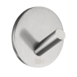 Smedbo Beslagsboden Handdoekhouder - 3x3x2.2cm - zelfklevend - RVS Geborsteld Edelstaal SW11028