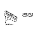 Riho sifon/afvoer tbv Isola douchevloer SW420460