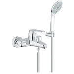 GROHE Eurodisc Cosmopolitan badkraan met omstel en koppelingen 46mm inclusief garnituur chroom 0437714