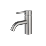 Fortifura Calvi Wastafelkraan - 14.8cm - opbouw - Geborsteld RVS PVD (RVS) SW377856